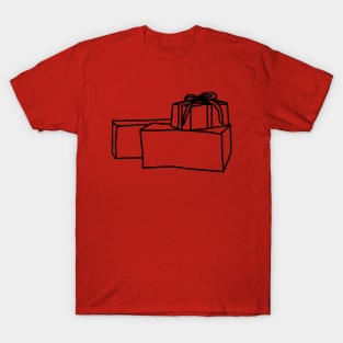Three Boxes Outline T-Shirt